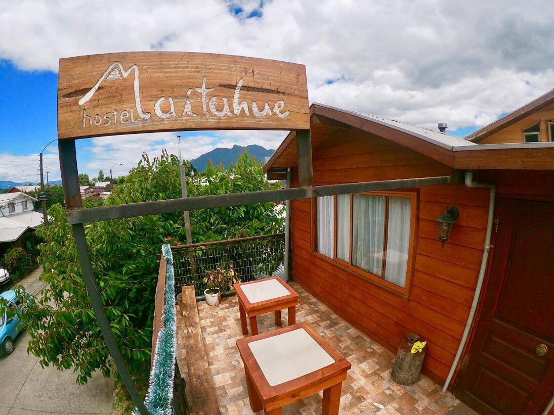 Hostal Maitahue ปูกอน ภายนอก รูปภาพ